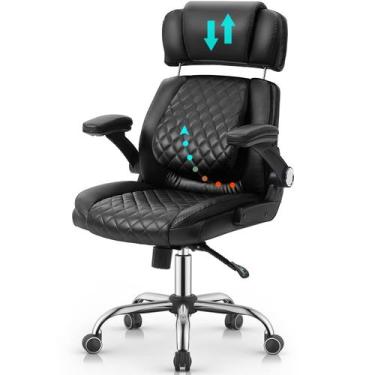 Imagem de Cadeira YAMASORO Presidente Luxo  Ergonômica Regulagem do Apoio de Cab