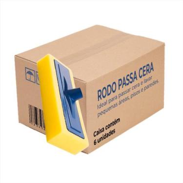 Imagem de Espuma Esponja Rodo Passa Cera Frio Porcelanato E Madeira Kit C/ 6