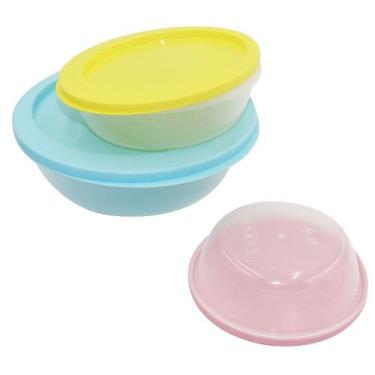 Imagem de Kit vasilha redonda 3 pecas - Varyag