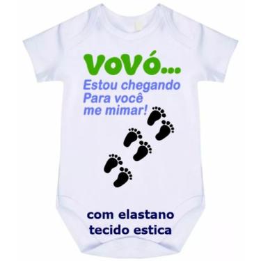 Imagem de body bebê vovó estou chegando cód 1018 - nick aloha, Branco, M