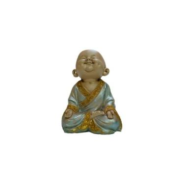 Imagem de Imagem Estatueta Buda Sorrindo 20cm Resina Alta Qualidade - Acaryart, 