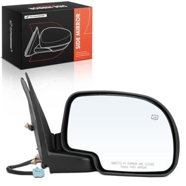 Imagem de A-Premium Espelho retrovisor elétrico lateral do passageiro - Compatível com Chevy Silverado 1500 2500 HD 3500 Classic, Tahoe, Suburban 1500 2500 e GMC Sierra 1500 - Retrovisor retrovisor externo