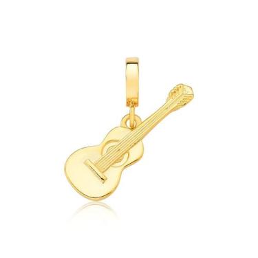 Imagem de Charm Viola Caipira Revestido em Ouro - VL ACCESSOIRES