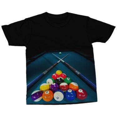 Imagem de Camiseta Bolas de Sinuca Camisa Jogo de Bar Pool - Darkwood, 14 - Infa