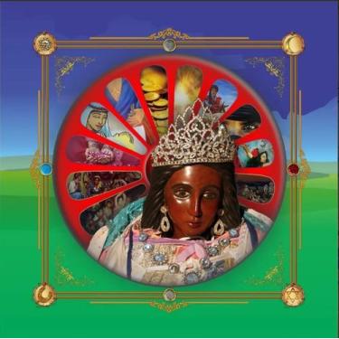 Imagem de Toalha Para Tarô E Oráculos Cigana Santa Sarha Em + Presente - Loja do