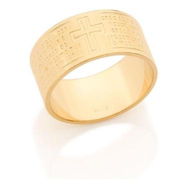 Imagem de Anel Religioso, Oração Do  Pai Nosso , Rommanel 512574, Branco, 28