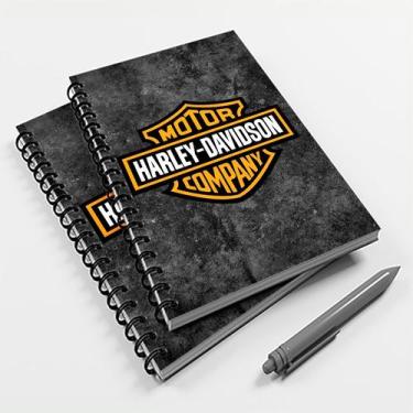 Imagem de Caderno Universitário 96 Fls Moto Harley-Davidson Mod 01 - Premium