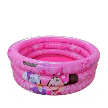 Imagem de Piscina Banheira Minnie Rosa Menina Menino Criança Bebe 100 Litros - M