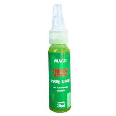 Imagem de Corante Sangue Artificial Alimentício Halloween 20ml Mago, Verde