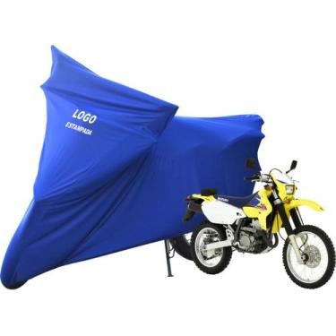 Imagem de Capa De Tecido Para Cobrir Moto Suzuki DR Z 400 - Mz, Azul