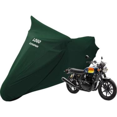 Imagem de Capa Moto Royal Enfield Interceptor 650 Alta Durabilidade - Mz, Verde