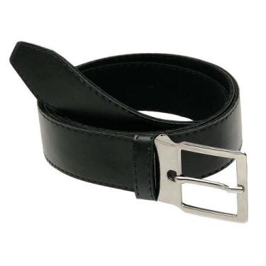 Imagem de Cinto Masculino Casual Ajustável Fivela Metal Tamanho Único Couro Eco 