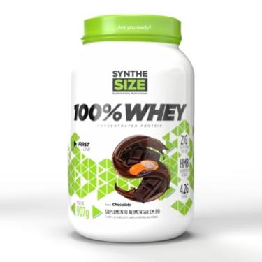 Imagem de Whey Protein 100% Concentrado 907g Synthesize - Chocolate