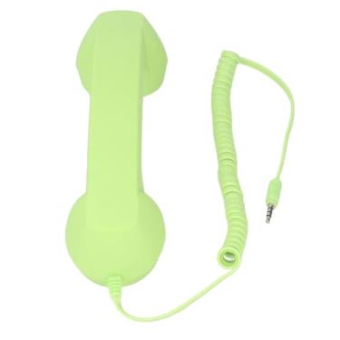Imagem de Fone de Ouvido Sem Fio para Celular, Fone de Ouvido retrô Elegante à Prova de Radiação, Som Claro Multifuncional para Escritório para Viagens (Verde)