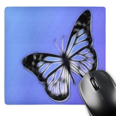 Imagem de 3dRose Mouse pad LLC 20 x 20 x 0,63 cm, borboleta monarca A (mp_12547_1)