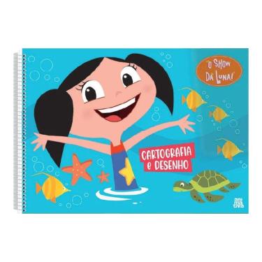 Imagem de Caderno Cartografia 80Fls O Show da Luna Capa 2 - Animativa