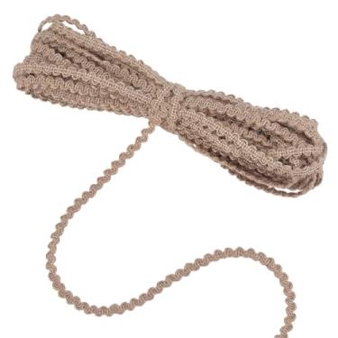 Imagem de PH PandaHall Fita trançada de serapilheira de 10,9 metros, acabamento de estofamento de 0,8 cm, fita de renda de juta trançada de juta para chapéu de fantasia, sapatos, cadeira, garrafas de vinho,