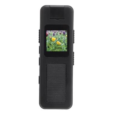 Imagem de Câmera Portátil Vestível Akozon, Câmera Montada No Corpo 1080P Câmera Portátil Vestível Lente Giratória de 180 Graus Visão Noturna Infravermelha Conexão OTG para Reuniões Em Casa