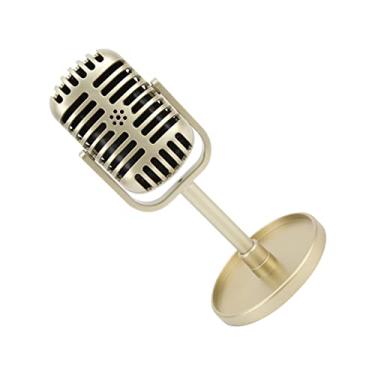 Imagem de Microfone de Adereço para Shows de Dança, Prática de Filme Com Design Leve e Compacto, Microfone de Adereço Altamente Simulado para Adereços Fotográficos, Brinquedos Infantis,