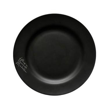 Imagem de Prato Sobremesa Manhattan 19cm Porcelana Preto PCLN197PT - Hauskraft