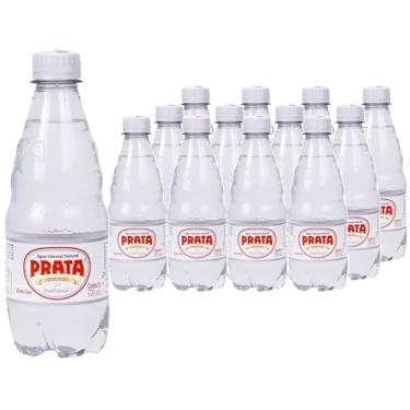 Imagem de Água Mineral PRATA Natural Leve Com Gás 370ml (12 unidades) - fardo de agua com gas - extraída de fontes naturais na Serra da Mantiqueira, garantindo a sua pureza e qualidade.