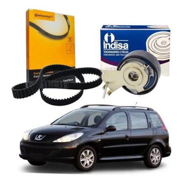 Imagem de Kit Correia Dentada Tensor Peugeot 207 Sw 1.4 8v 2008 A 2013 - ContiTe