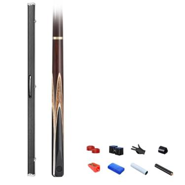 Imagem de Taco de Bilhar Premium, Feito com Madeira de Alta Qualidade, Construção Robusta e Design Exclusivo (Tacos de bilhar e acessórios+ barril box C, 9.5mm)