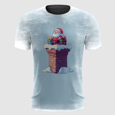 Imagem de Camiseta Papai Noel Presentes na Chaminé - A Fabriqueta, XG