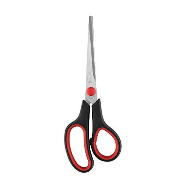 Imagem de Tesoura Ergonomica Cabo Preto 17Cm-Blister - 100871