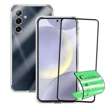 Imagem de Kit Capinha Capa Antiqueda para Samsung Galaxy S24 + Película Cerâmica 9D