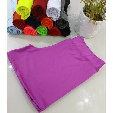 Imagem de Short feminino suplex curto liso academia/passeio/caminhada casual - V