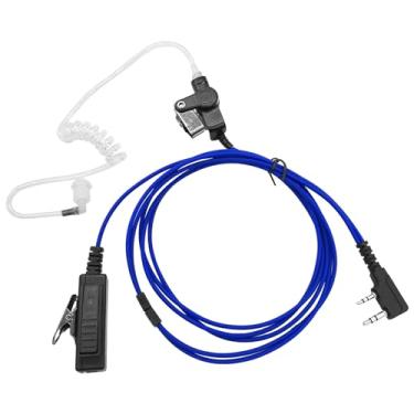 Imagem de Pdflie Fone de ouvido de vigilância K1 com microfone PTT tubo acústico de segurança para Baofeng UV-5R UV-82 UV-82HP BF-888S BF-F8HP AR-152 Arcshell Retevis RT21 RT22 RT27 RT68 RT7 H-777 Kenwood