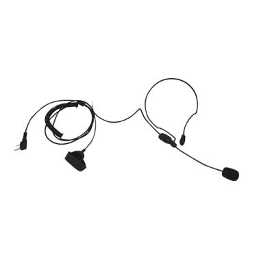 Imagem de Pdflie Fone de ouvido Walkie Talkie atrás da cabeça com microfone PTT Boom para Baofeng UV-5R UV-82 UV-82HP BF-888S BF-F8HP AR-152 Arcshell Retevis RT17 RT19 RT21 RT22 RT27 RT68 RB26 RT7 H-777 Ken