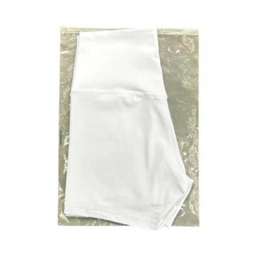 Imagem de Shorts de Yoga Feminino de Cintura Alta - Slim Fit, Levanta Bumbum, Ac