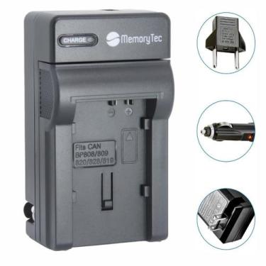 Imagem de Carregador BP-808 BP-827 para Canon HF-10, HF-G20, HF-M30, HF-S100
