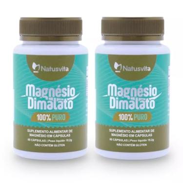 Imagem de Magnésio Dimalato 100% Puro (Kit 2 und. 120 cápsulas)