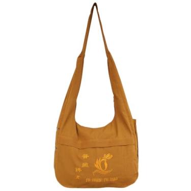Imagem de BESPORTBLE Bolsa tiracolo Temple Bag Buddha Cotton Sling Buddha Sling Bag Canvas Hobo Bolsa Budista Bolsa transversal Monk Bolsa organizadora bolsa bolsa bolsa de pano Miss Drawstring Jewelry Bag,