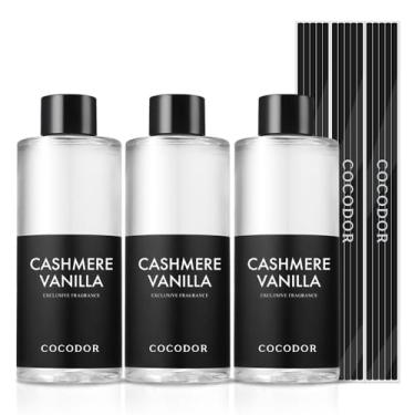 Imagem de Cocod'or Cocodor Refil de óleo difusor de palheta / caxemira baunilha/200 ml/3 unidades/aromaterapia, fragrância doméstica, óleos perfumados, óleos para difusor de palheta, decoração de casa de banho