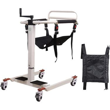 Imagem de Transferência De Elevador De Paciente Para Casa 125 Kg Máquina De Transferência De Roda De Transporte De Aço Cômoda De Cabeceira De Chuveiro Portátil Com Assento Dividido De 18, A