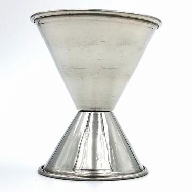 Imagem de Jigger Spill-Stop 100-18, 28 g x 60 g, borda enrolada, aço inoxidável, acabamento polido, 12 unidades, ferramentas de barra essenciais para barman, copo de medição de bebidas