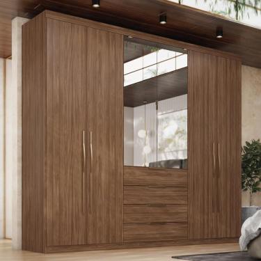 Imagem de Guarda-Roupa Demóbile Giardino com 6 Portas e 4 Gavetas - 262,2 de largura