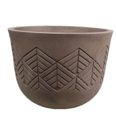 Imagem de Vaso Redondo 42 Tribo Japi Macchiato