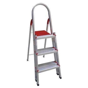 Imagem de Escada De Alumínio 3 Degraus Duplos Prática Art Factory