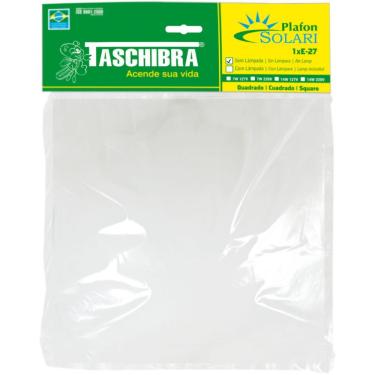 Imagem de 6 Plafon Solari Quadrado Branco Para 1 Lâmpada E27 Bivolt