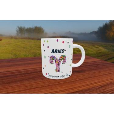 Imagem de Caneca Signo Aquário Áries - Te Gusta Personalização