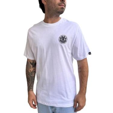 Imagem de Camiseta Element Seal BP WT25 Masculina Branco, G, Branco