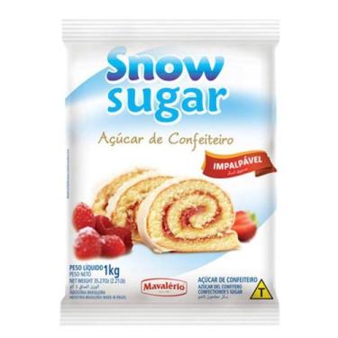 Imagem de Açúcar impalpável confeiteiro snow sugar 1 kg - Novasafra