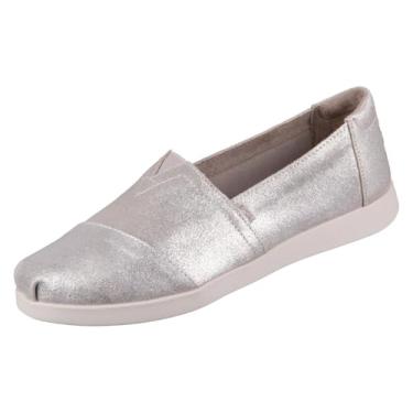 Imagem de TOMS Mocassim feminino Alpargata Plus, Champanhe, 37