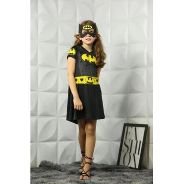 Imagem de Fantasia Infantil Preta BatGirls, 8
