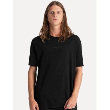 Imagem de Camiseta Tommy Jeans Masculina Linear Gel Preto, M/M